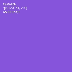 #8554DB - Amethyst Color Image