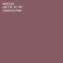 #855C63 - Cannon Pink Color Image