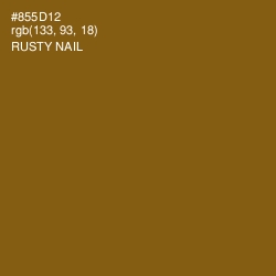 #855D12 - Rusty Nail Color Image