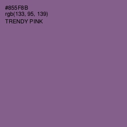 #855F8B - Trendy Pink Color Image