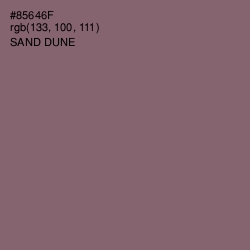 #85646F - Sand Dune Color Image