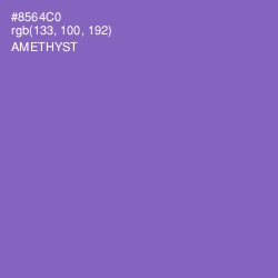 #8564C0 - Amethyst Color Image