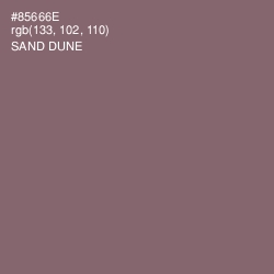 #85666E - Sand Dune Color Image