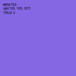 #8567E3 - True V Color Image