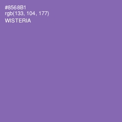 #8568B1 - Wisteria Color Image