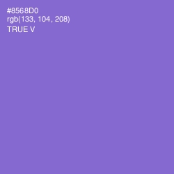 #8568D0 - True V Color Image