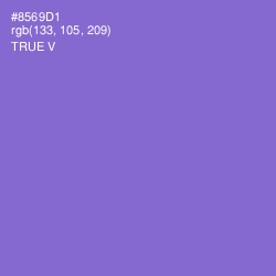 #8569D1 - True V Color Image