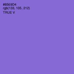 #8569D4 - True V Color Image