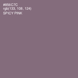 #856C7C - Spicy Pink Color Image