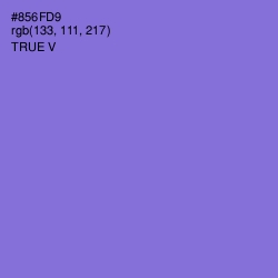 #856FD9 - True V Color Image