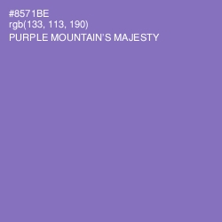 #8571BE - Purple Mountain's Majesty Color Image