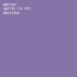 #8572A7 - Wisteria Color Image