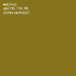 #85741C - Corn Harvest Color Image