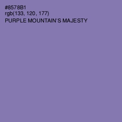 #8578B1 - Purple Mountain's Majesty Color Image