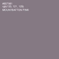 #857981 - Mountbatten Pink Color Image