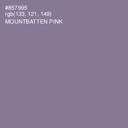 #857995 - Mountbatten Pink Color Image