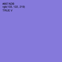 #857ADB - True V Color Image
