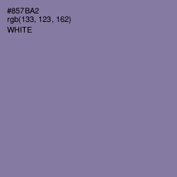 #857BA2 - Lavender Purple Color Image