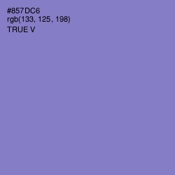 #857DC6 - True V Color Image