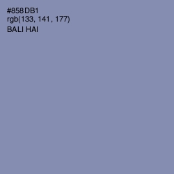 #858DB1 - Bali Hai Color Image