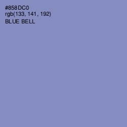 #858DC0 - Blue Bell Color Image