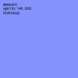 #8594FC - Portage Color Image