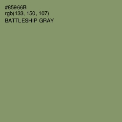#85966B - Battleship Gray Color Image