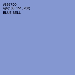 #8597D0 - Blue Bell Color Image