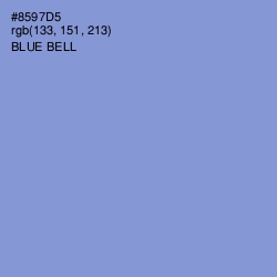 #8597D5 - Blue Bell Color Image