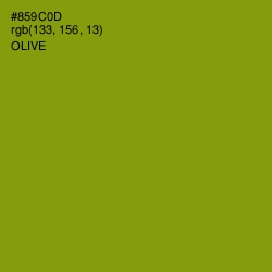 #859C0D - Olive Color Image