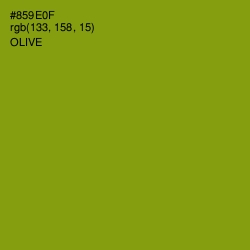 #859E0F - Olive Color Image