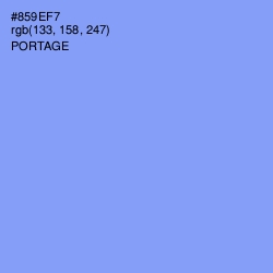#859EF7 - Portage Color Image