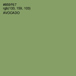 #859F67 - Avocado Color Image