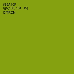 #85A10F - Citron Color Image