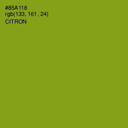 #85A118 - Citron Color Image