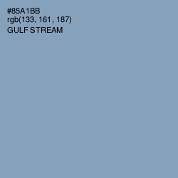 #85A1BB - Gulf Stream Color Image