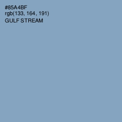 #85A4BF - Gulf Stream Color Image