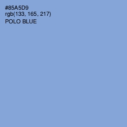#85A5D9 - Polo Blue Color Image