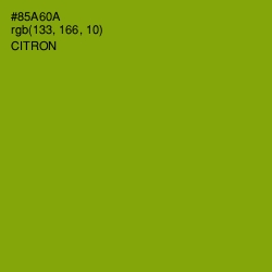 #85A60A - Citron Color Image