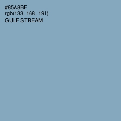 #85A8BF - Gulf Stream Color Image