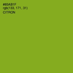 #85AB1F - Citron Color Image