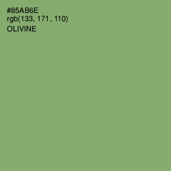 #85AB6E - Olivine Color Image