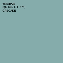 #85ABAB - Cascade Color Image