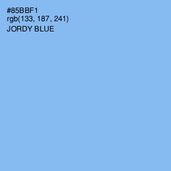 #85BBF1 - Jordy Blue Color Image