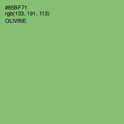 #85BF71 - Olivine Color Image