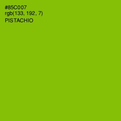 #85C007 - Pistachio Color Image