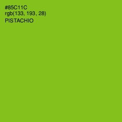 #85C11C - Pistachio Color Image