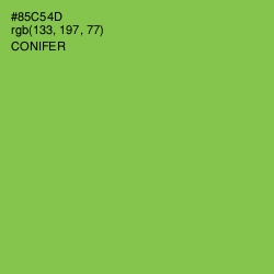 #85C54D - Conifer Color Image