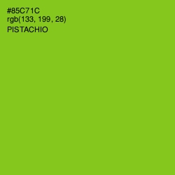 #85C71C - Pistachio Color Image