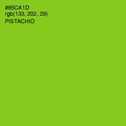 #85CA1D - Pistachio Color Image